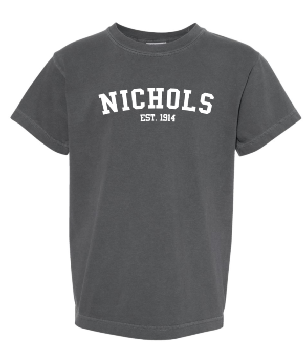 Nichols Collegiate Youth Tee - Pepper