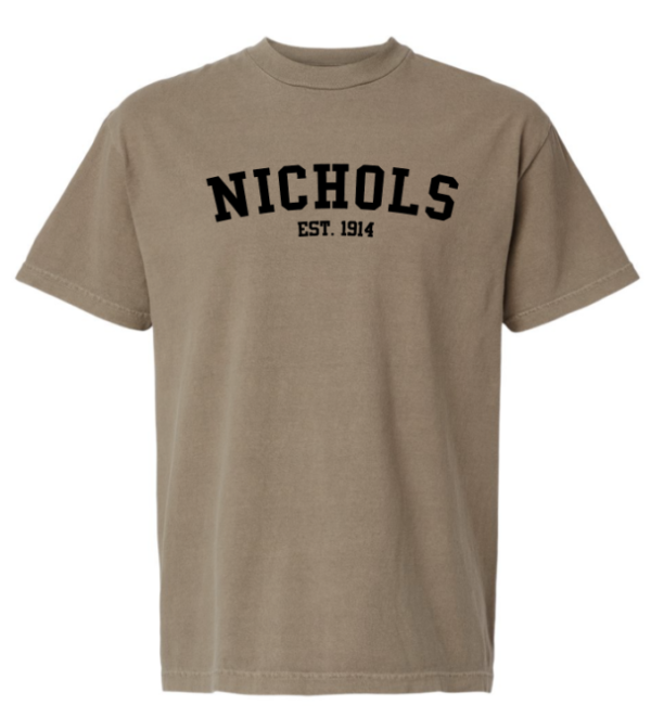 Nichols Collegiate Tee - Faded Brown